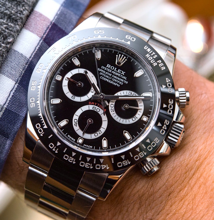 New Rolex Cosmograph Daytona Replica Watch With Black Ceramic Bezel Updated Movement Hands On 2970