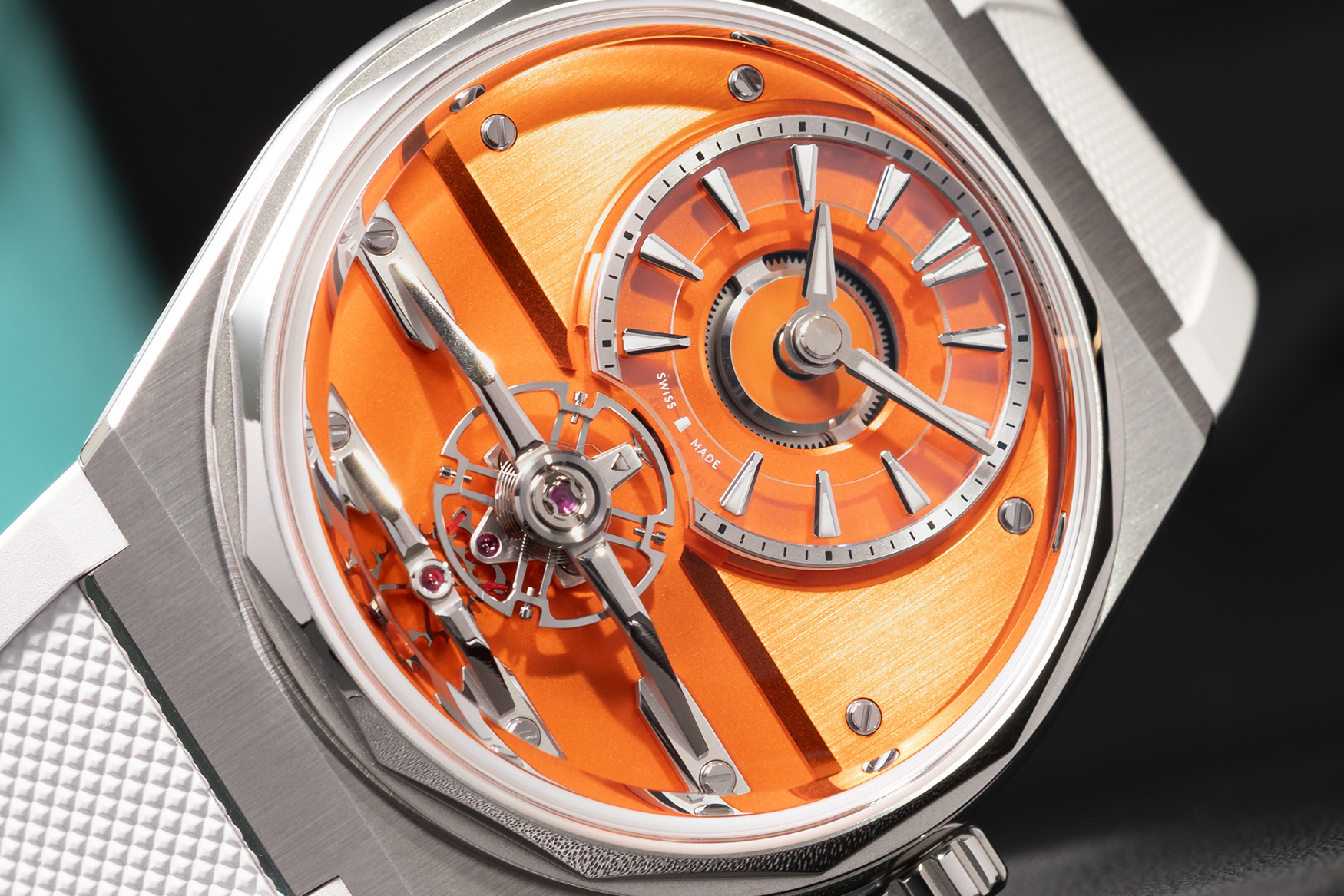 Christopher ward c12 loco dial closeup