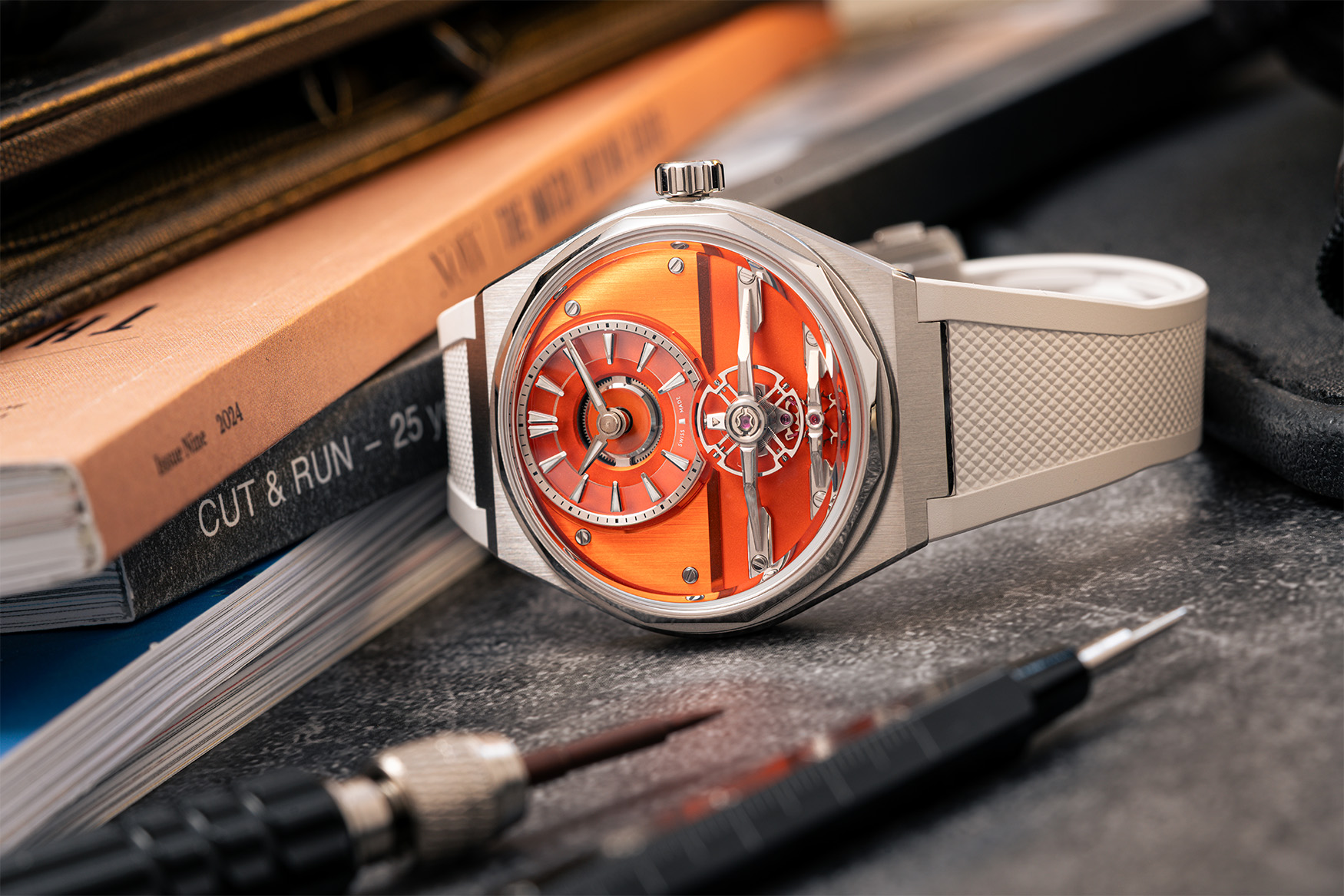 Christopher Ward C12 Loco Orange Dial