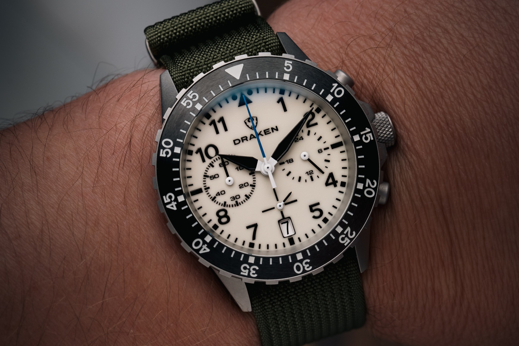 Draken Kruger V2 A dial