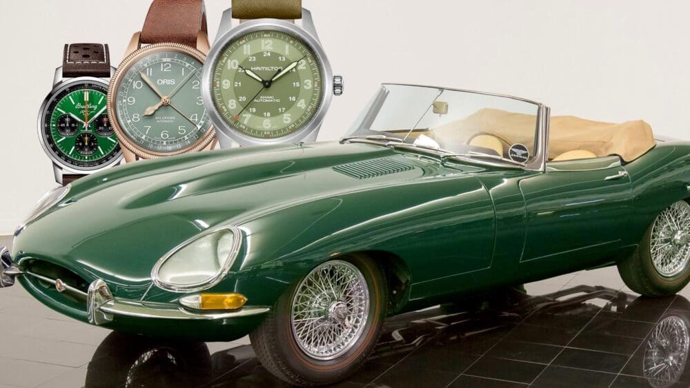 Green over tan: how every car enthusiast’s favourite colour combo works perfectly for watches too
