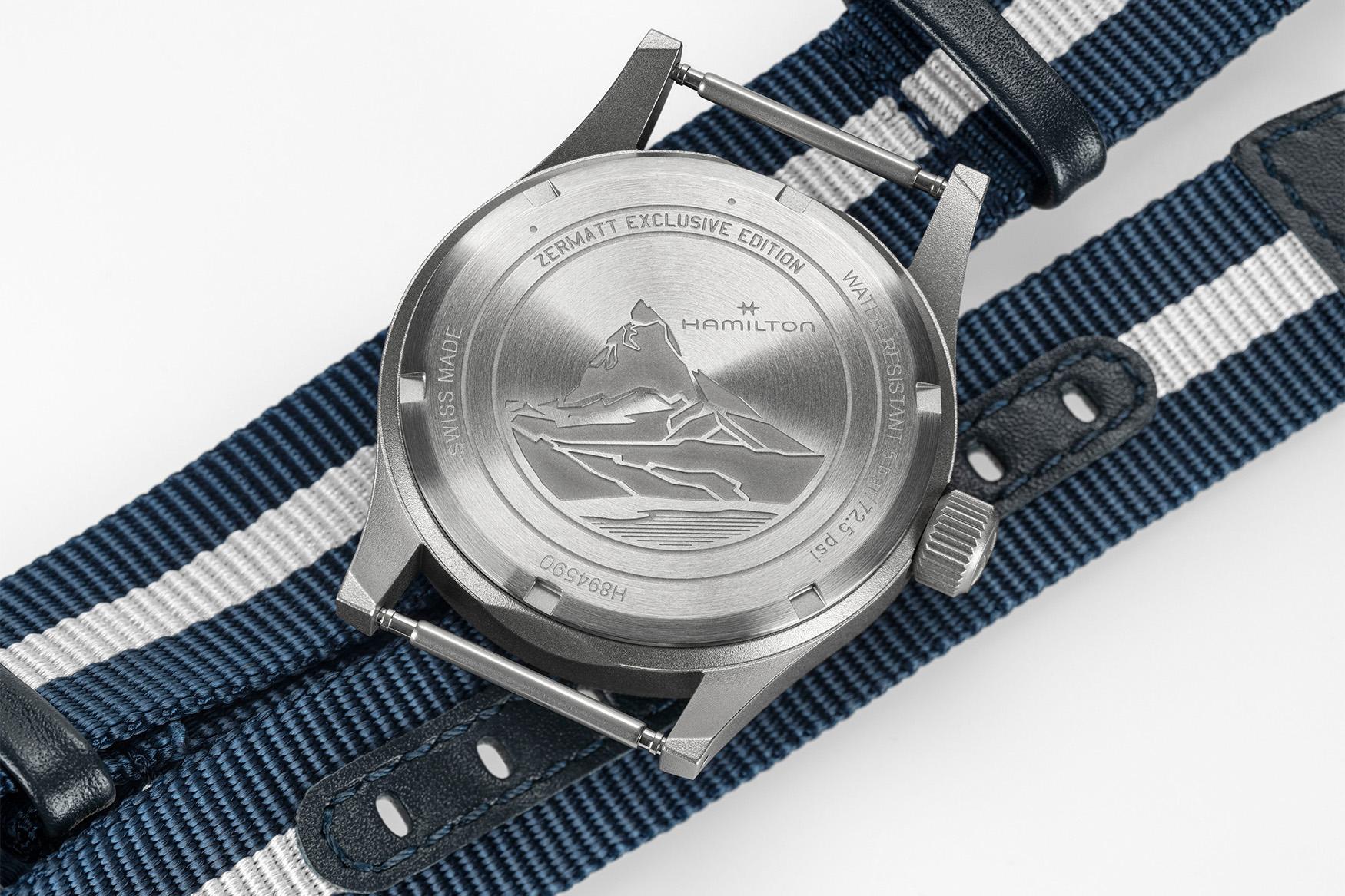 Hamilton Khaki Field Zermatt caseback