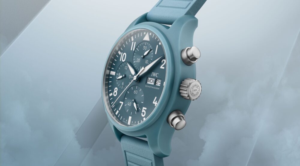 Seagazing with the new summer-ready ceramic IWC Pilot’s Watch Chronograph Miramar