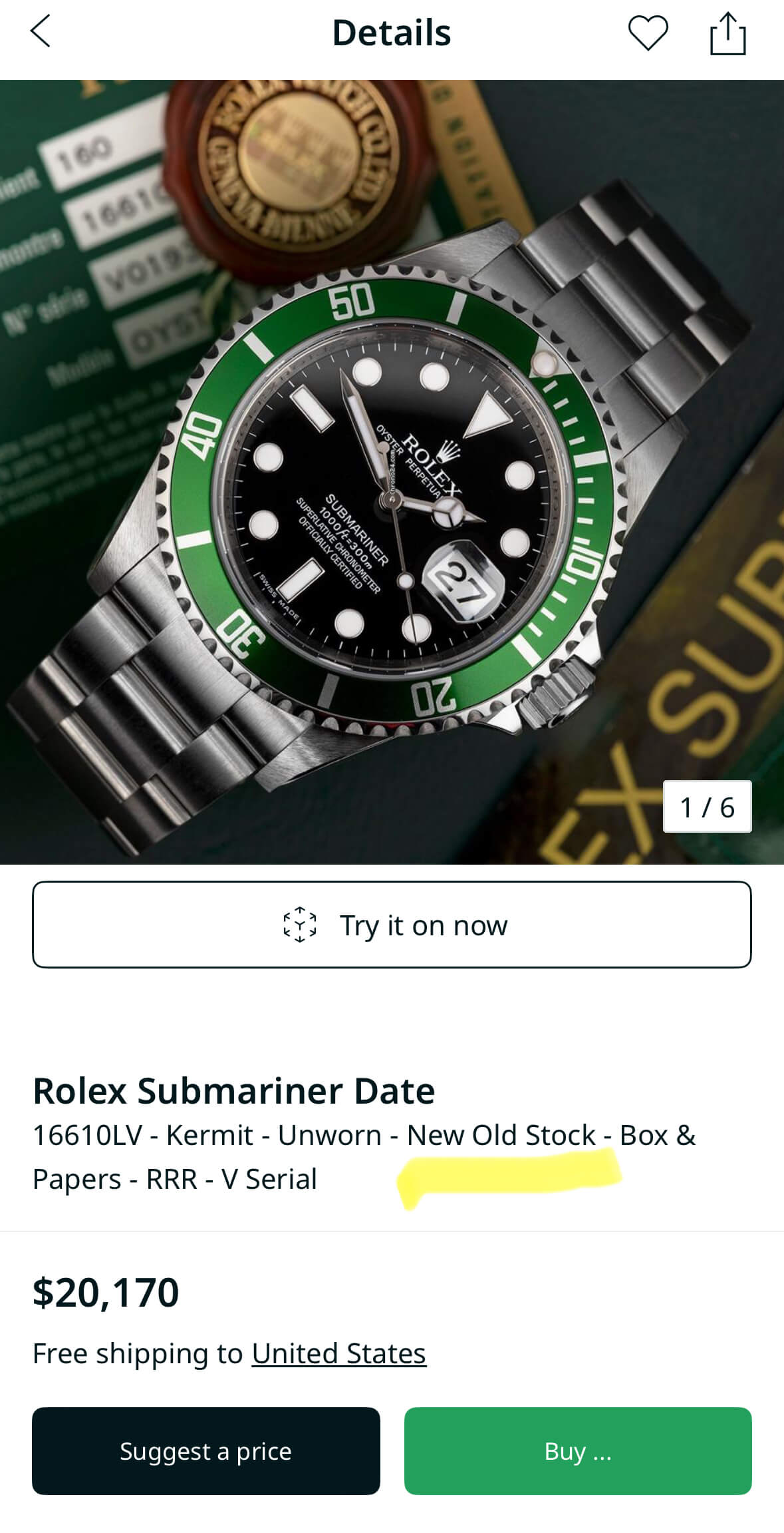 New Old Stock