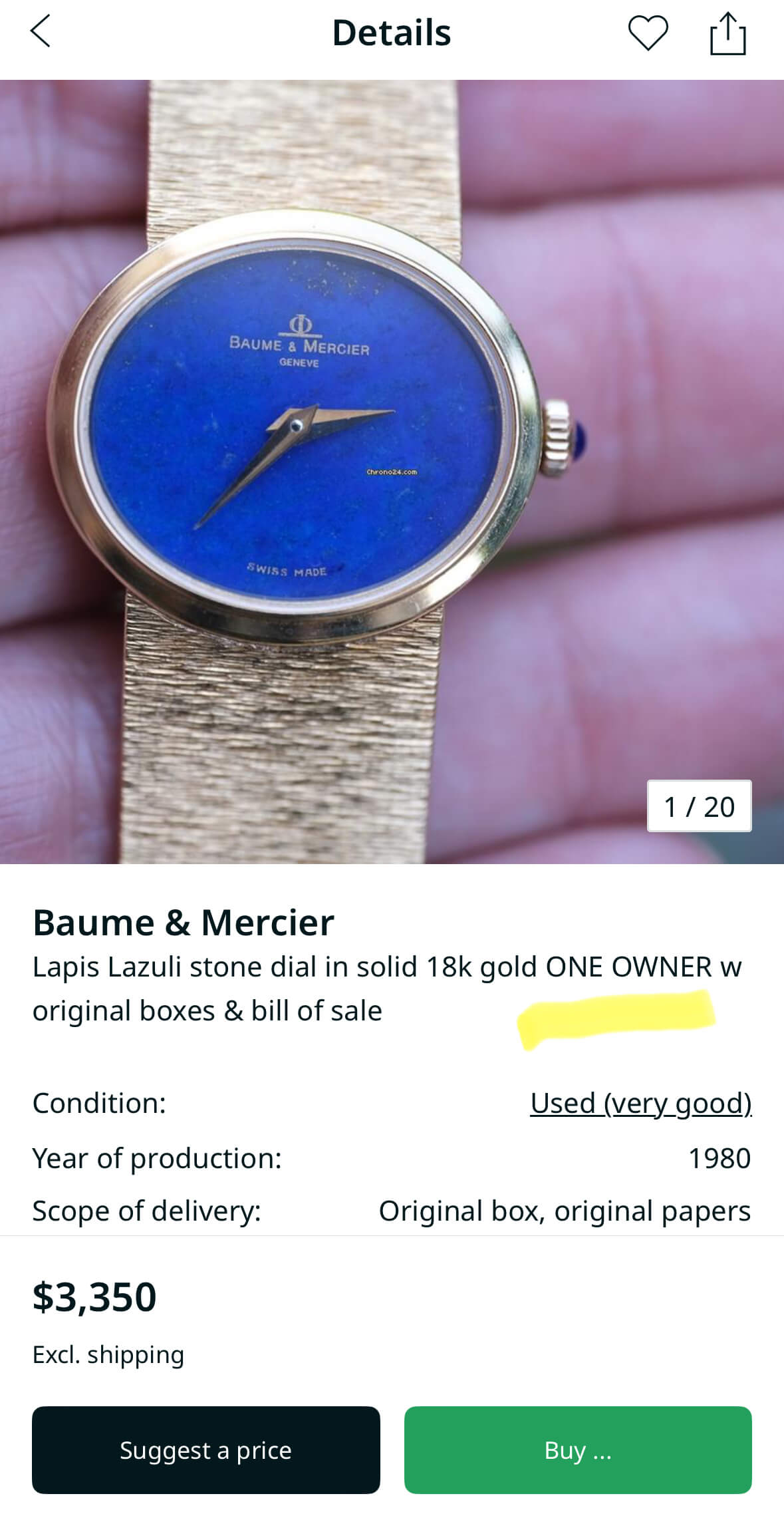 original owner example