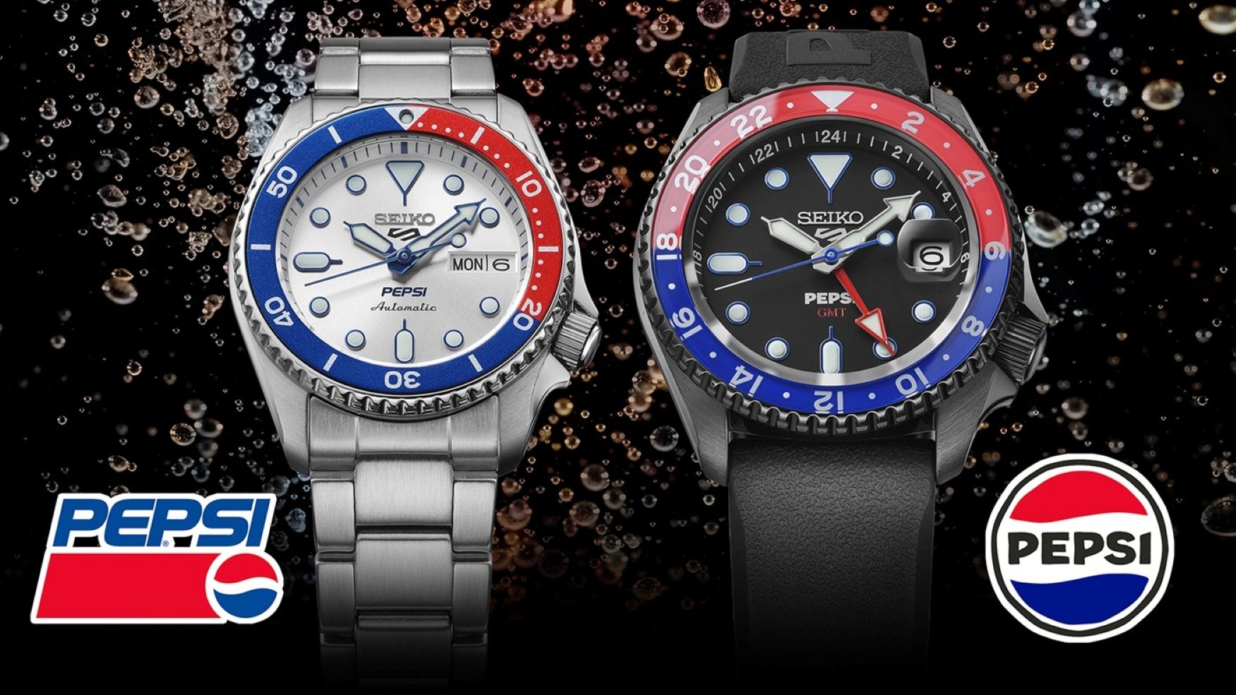 Seiko 5 Sports x Pepsi Limited Edition