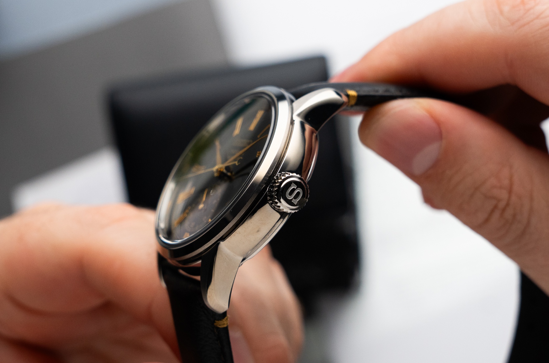 seiko presage classic series urushi spb499 2
