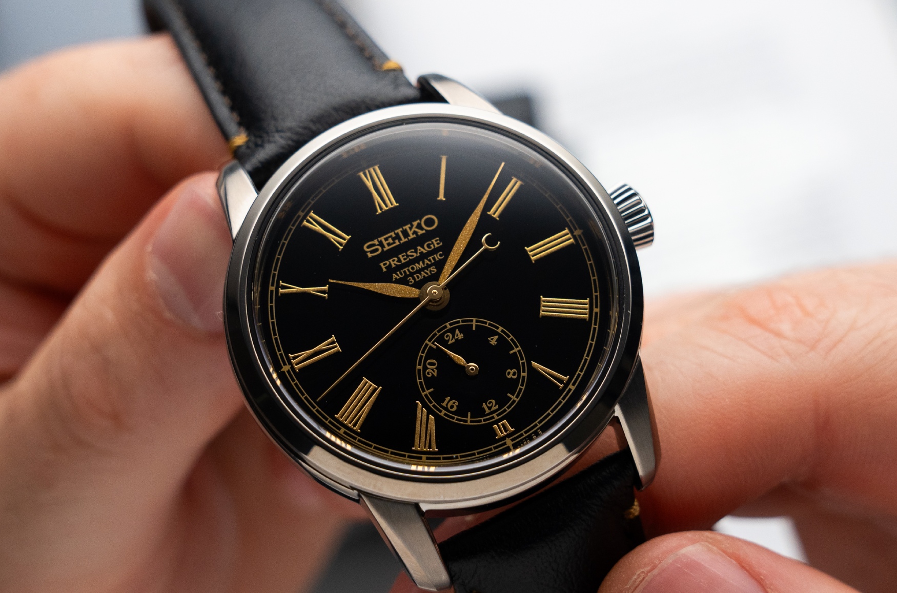 seiko presage classic series urushi spb499 4