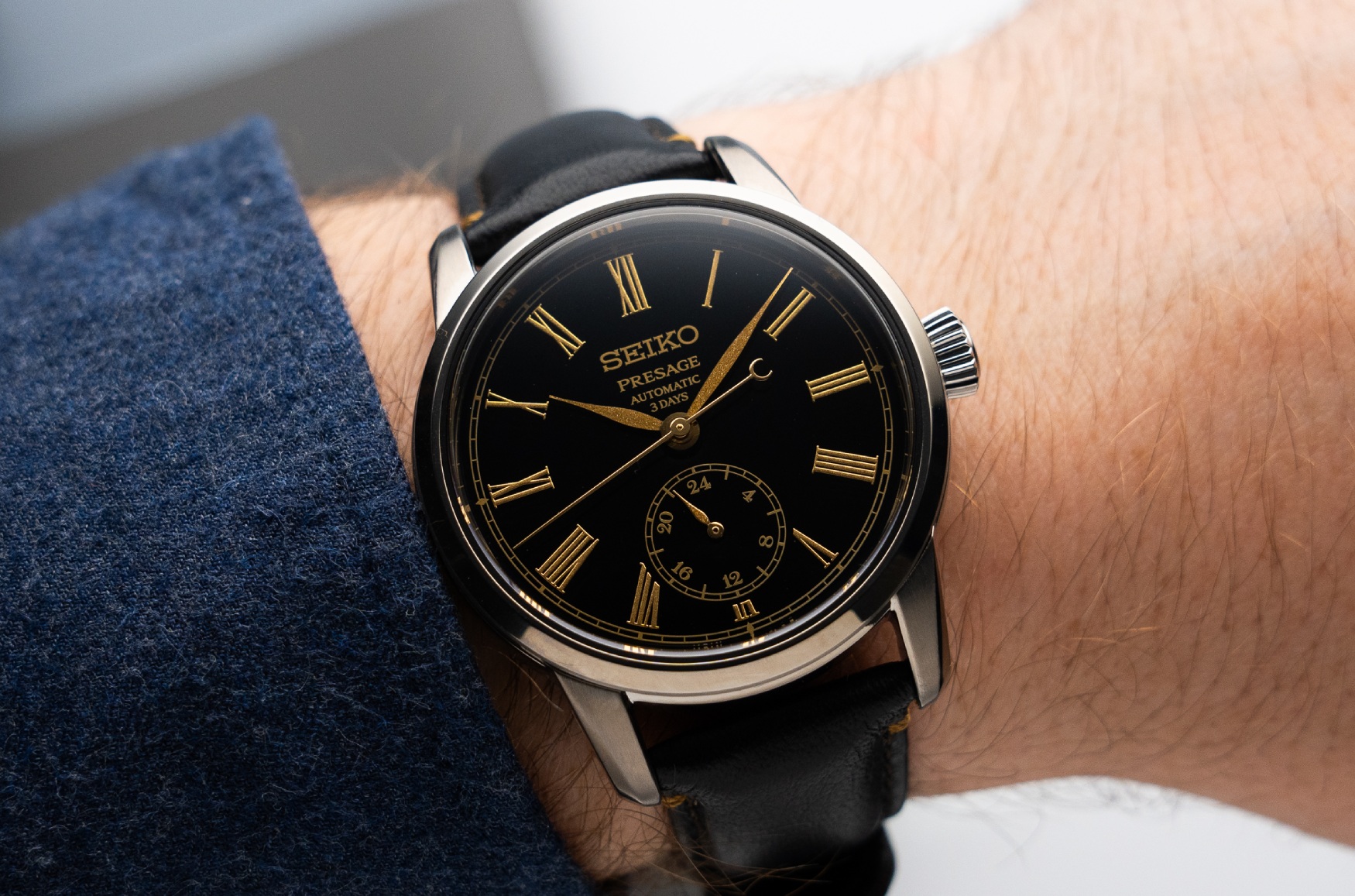 seiko presage classic series urushi spb499 7