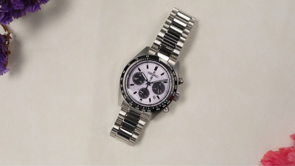 Seiko is off to the races with a limited, lilac Speedtimer Solar for the World Athletics Championships