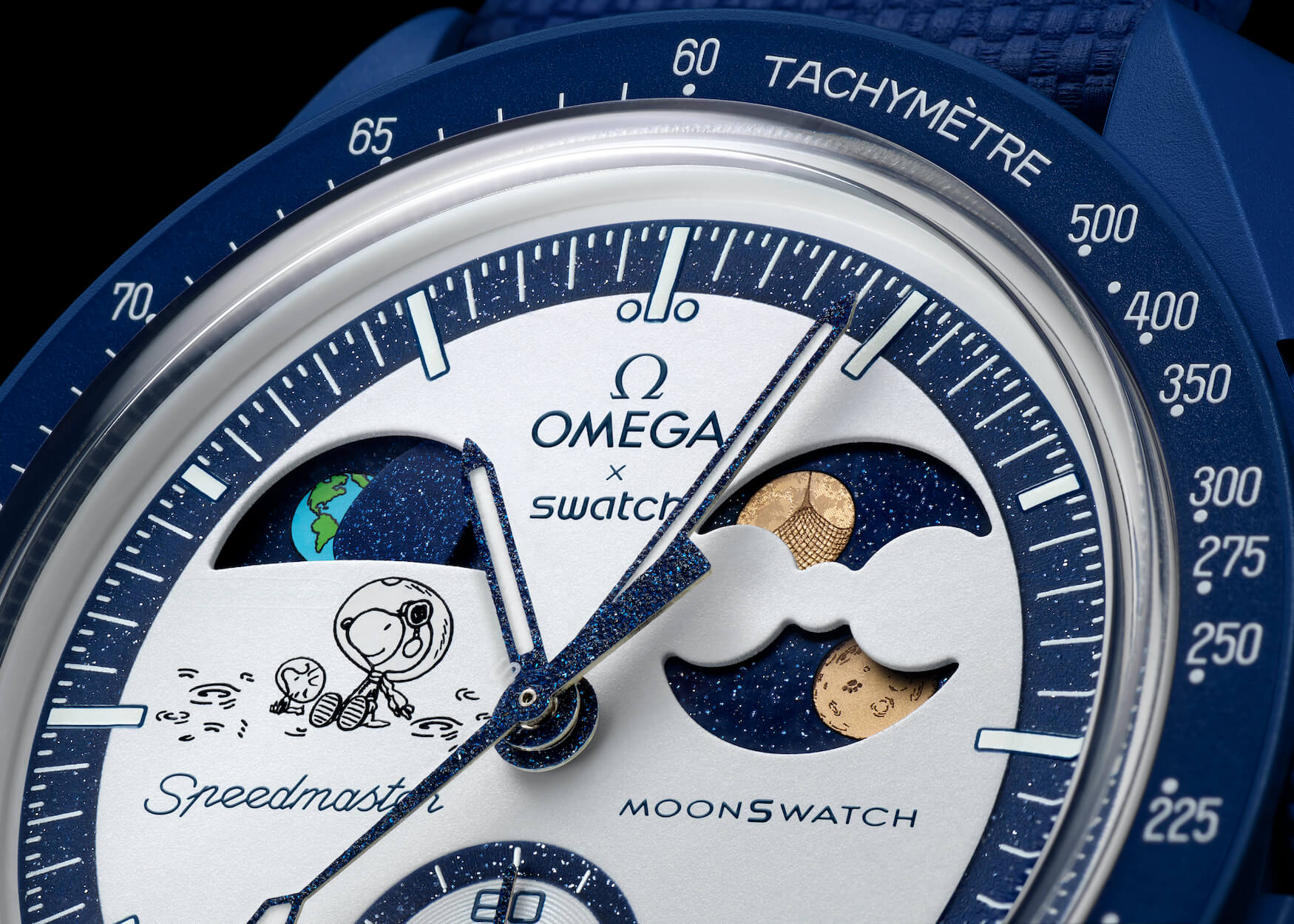 SWATCH X OMEGA MOONSWATCH MISSION TO EARTHPHASE – MOONSHINE GOLD SO33N701L 4