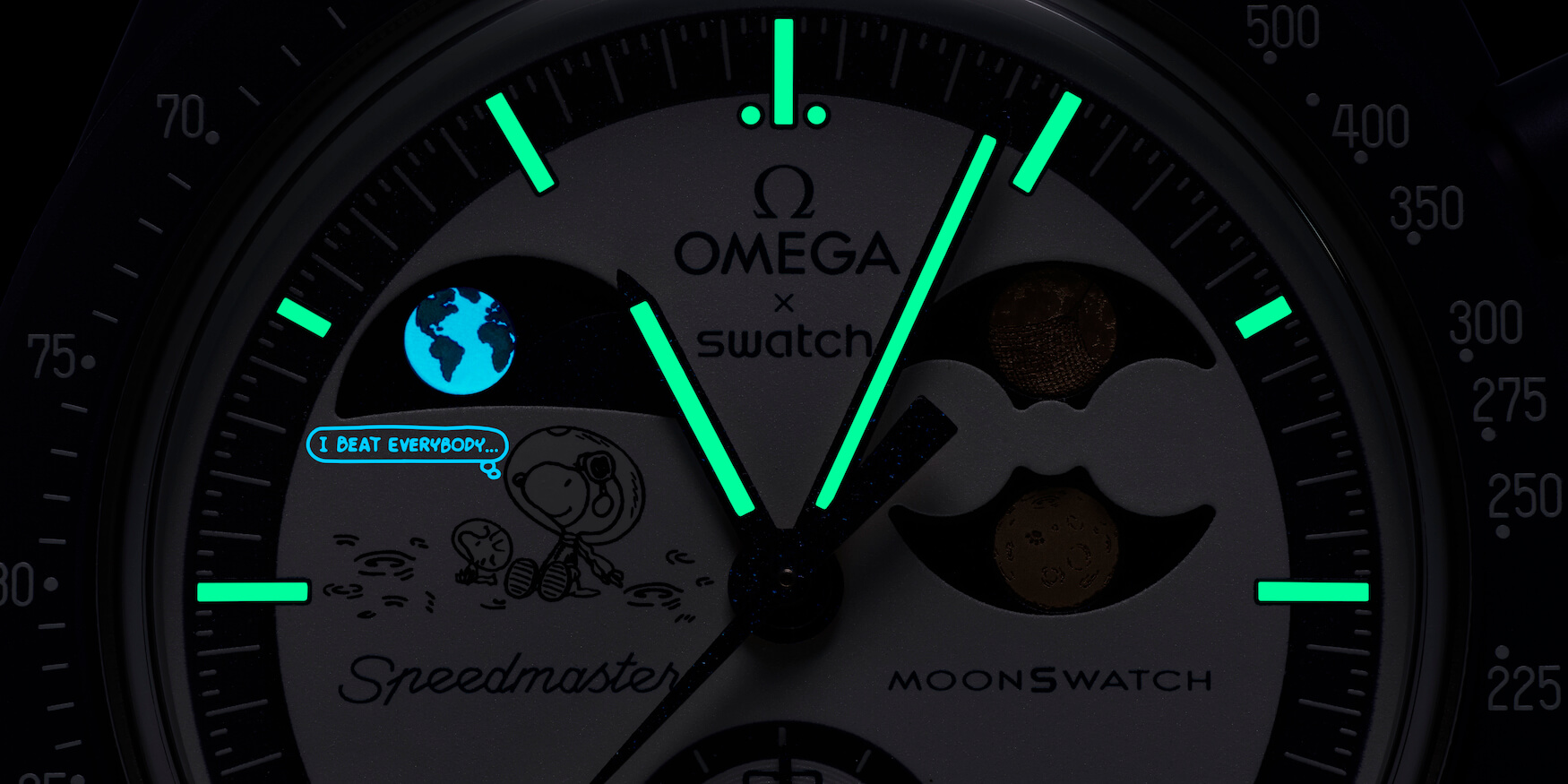 SWATCH X OMEGA MOONSWATCH MISSION TO EARTHPHASE – MOONSHINE GOLD SO33N701L 5