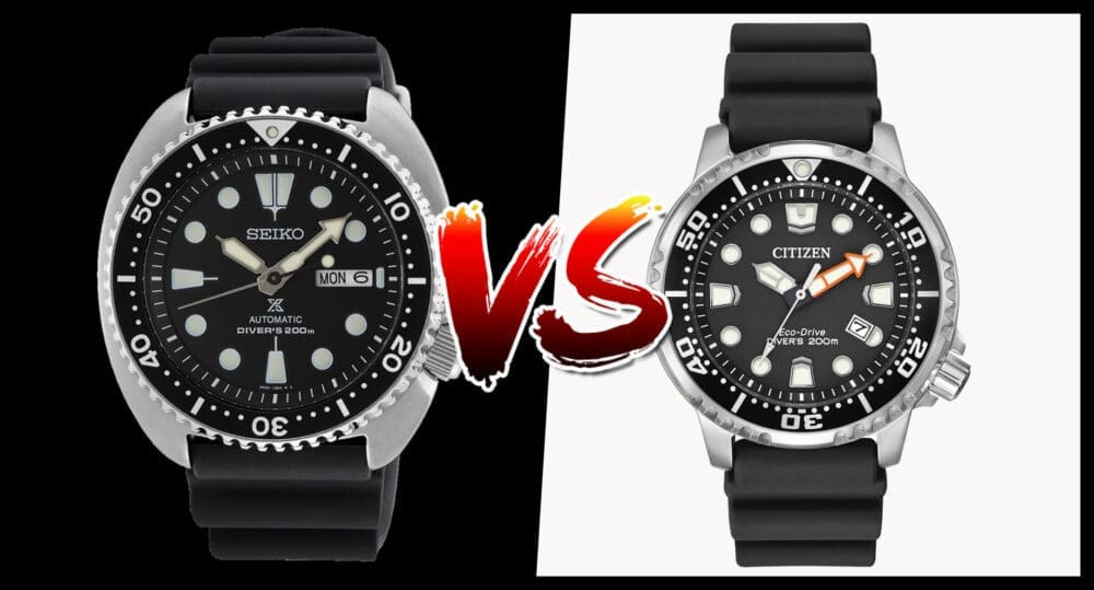 VERSUS: The Seiko Prospex Turtle takes on the Citizen Promaster Dive for entry-level underwater supremacy