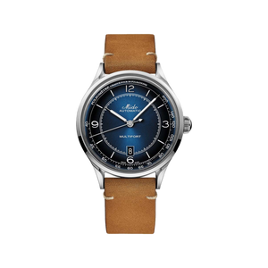 Mido Multifort Patrimony - Stainless Steel - Brown Patina Leather Strap