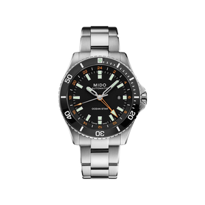 Mido Ocean Star GMT - Stainless Steel and Ceramic Bezel - Stainless Steel Bracelet