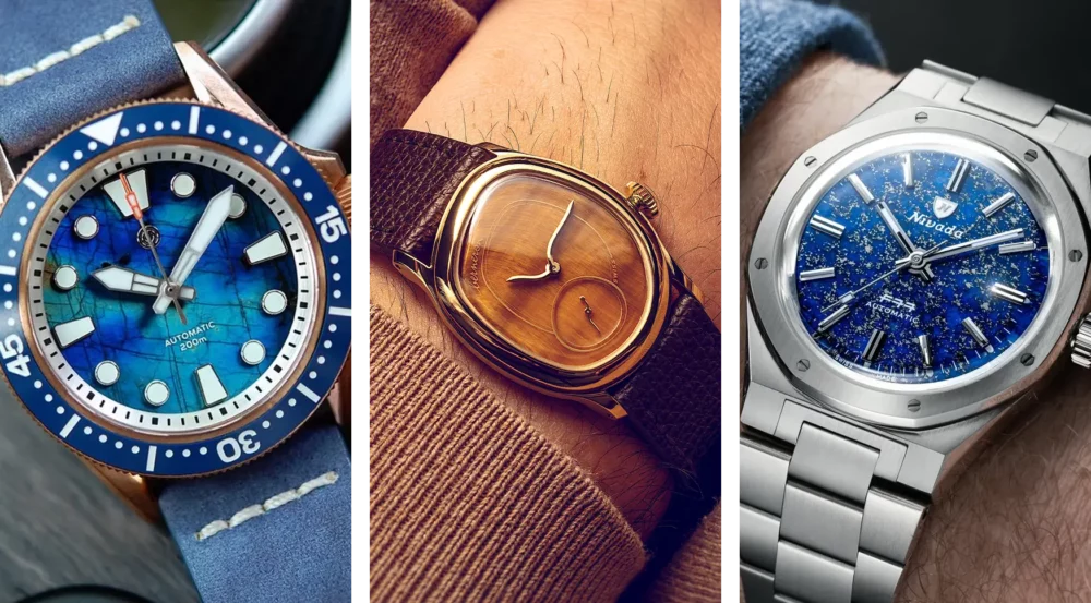 12 of the best stone dials from labradorite to pietersite