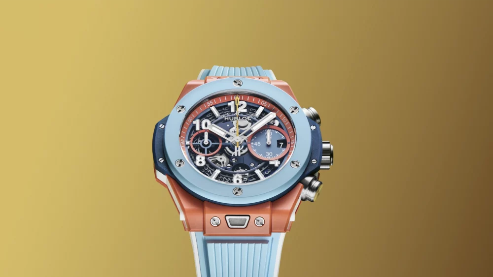 Hublot kicks off summer 2025 with a multicoloured and micro-blasted ceramic Big Bang Unico